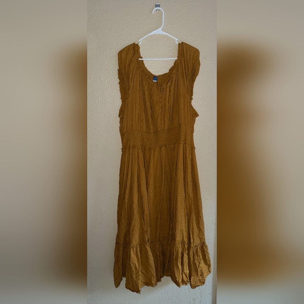 Elegant Mustard Dress